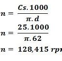 Rumus Putaran Pada Mesin Frais Diketahui Cs Maksudnya Yaitu