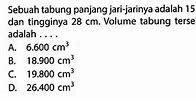 Volume Sebuah Bola Adalah 38808 Cm3 Panjang Jari Jarinya Adalah